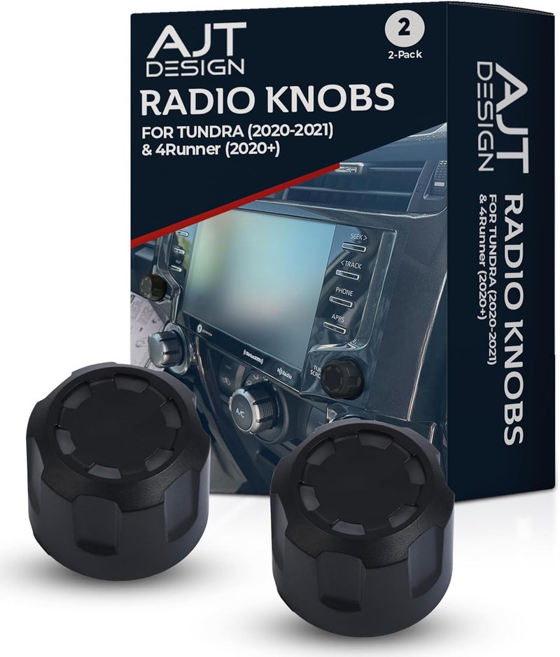 AJT DESIGN Radio Knobs for Toyota Tundra and 4Runner - Image 1