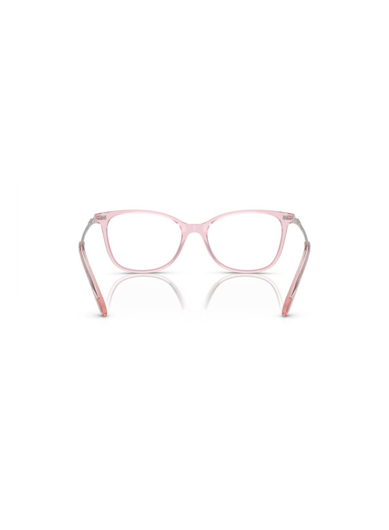 SWAROVSKI Swarovski Woman Square  Eyeglasses- Sk 2010 - Lense Size:52Mm - Trasparent Rose  - Image 3