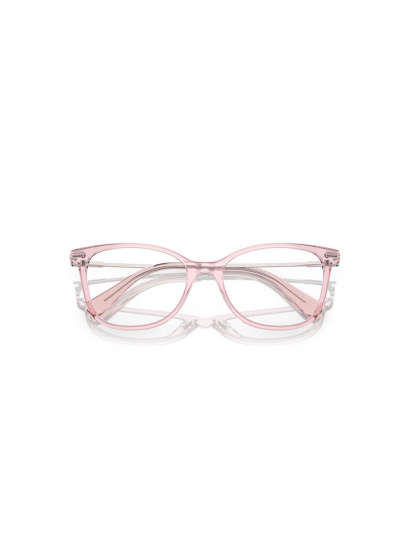 SWAROVSKI Swarovski Woman Square  Eyeglasses- Sk 2010 - Lense Size:52Mm - Trasparent Rose  - Image 5