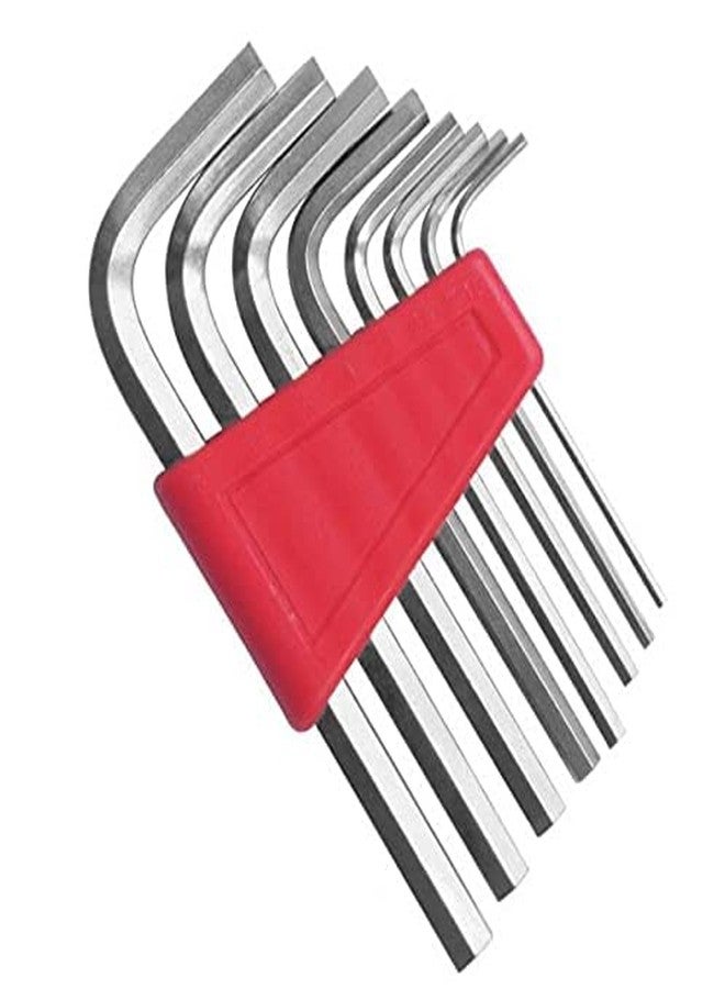 MLD 9Pcs/Set Mini Allen/Hex Keys Socket Spanner Kit Steel Hexagon Wrench Set For Repair Bicycle Hand Tool (Metal and Steel) (Multicolor) (Hex Keys) - Image 1