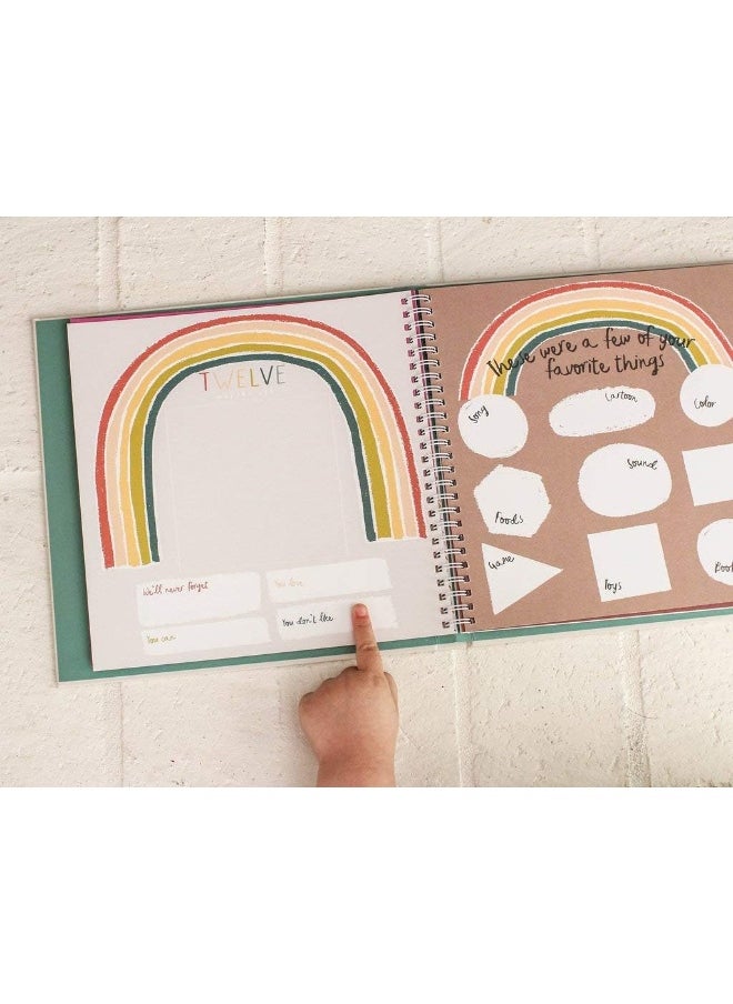 Lucy Darling Lucy Darling Baby Journal - Little Rainbow Memory Book  - Image 3