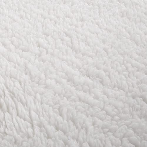 Cottonfry Ultra Soft Velvet Body Pillow Cover/Case Pillowcase with Hidden Zipper, Zippered Body Pillow Case (White (Sherpa), 20x54) - Image 3