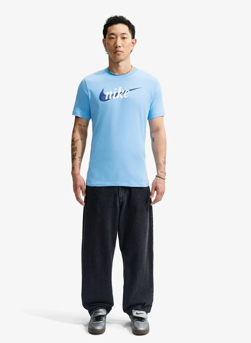 Nike FOOTBALL BLUE Club Connected Brand T-Shirt for Men | Best Price UAE