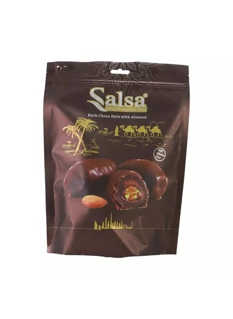 Salsa Dark Choco Date with Almond Chocolate, 500 gm