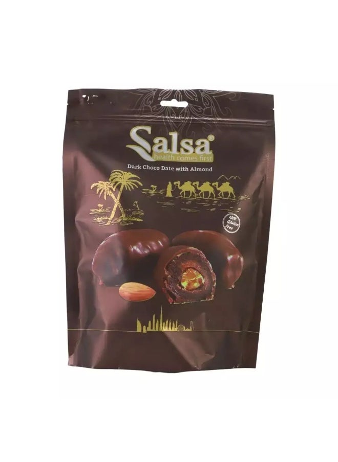 SALSA Salsa Dark Choco Date with Almond Chocolate, 500 gm  - Image 1