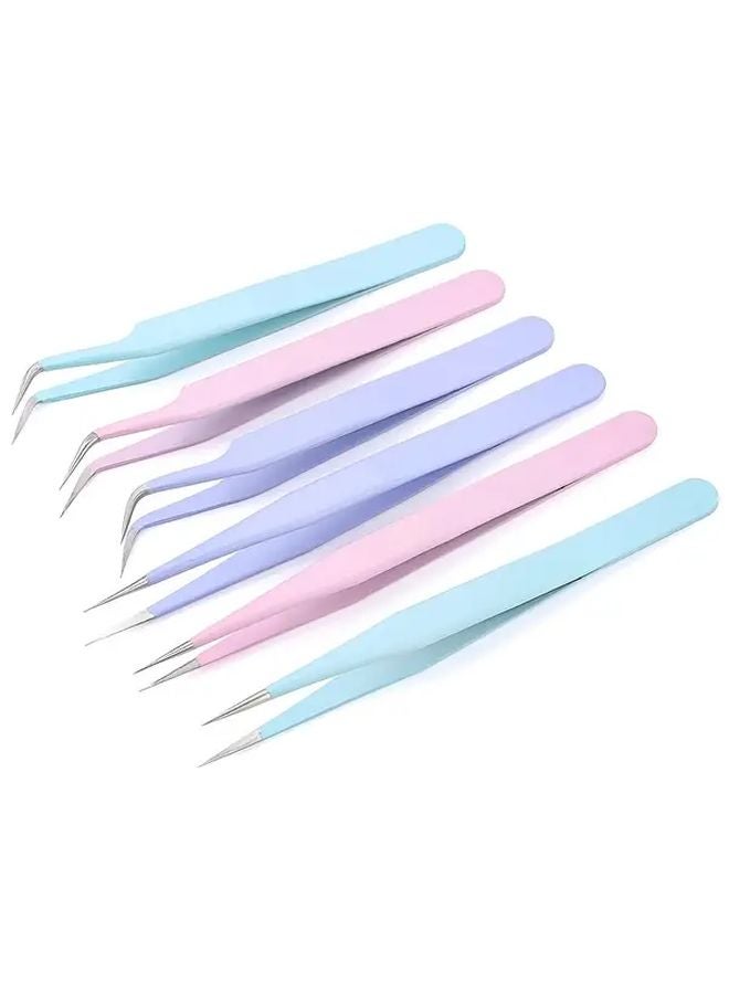 12pcs Metal Tweezers Set For Gardening Crafts DIY Christmas Decorations - Image 4