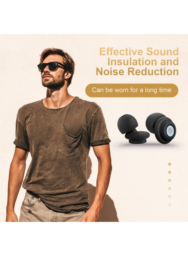 McDou Ear Plugs for Sleeping Noise Cancelling,New Upgraded Reusable Flexible Silicone Hearing Protection Earplugs,Noise Cancelling Earbuds for Sleeping, Snoring, Studying,Work and Loud Noise  - Image 4