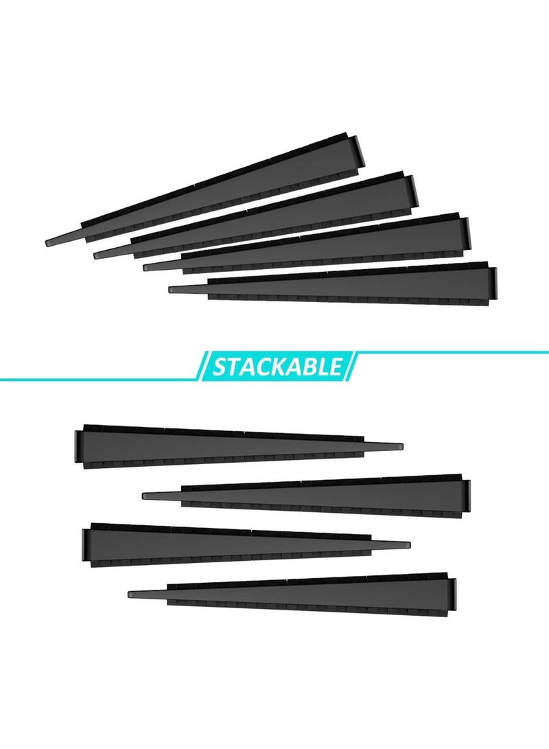 Bluejw Plastic Shims for Leveling - 35Piece Jar, Strong and Durable Table Wedges, DIY Levelers for Furniture, Chair, Cabinet, Table Leg, Restaurant - Adjustable Multipurpose Furniture Levelers - Image 3