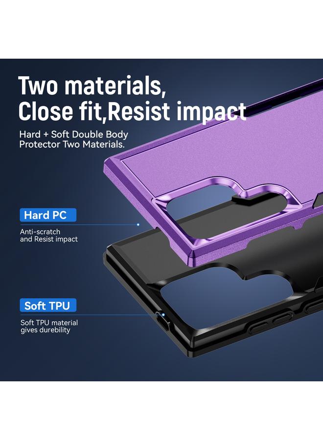S-TOP Case For Samsung Galaxy S24 Ultra 5G Pioneer Armor Heavy Duty PC + TPU Phone Case - Image 4