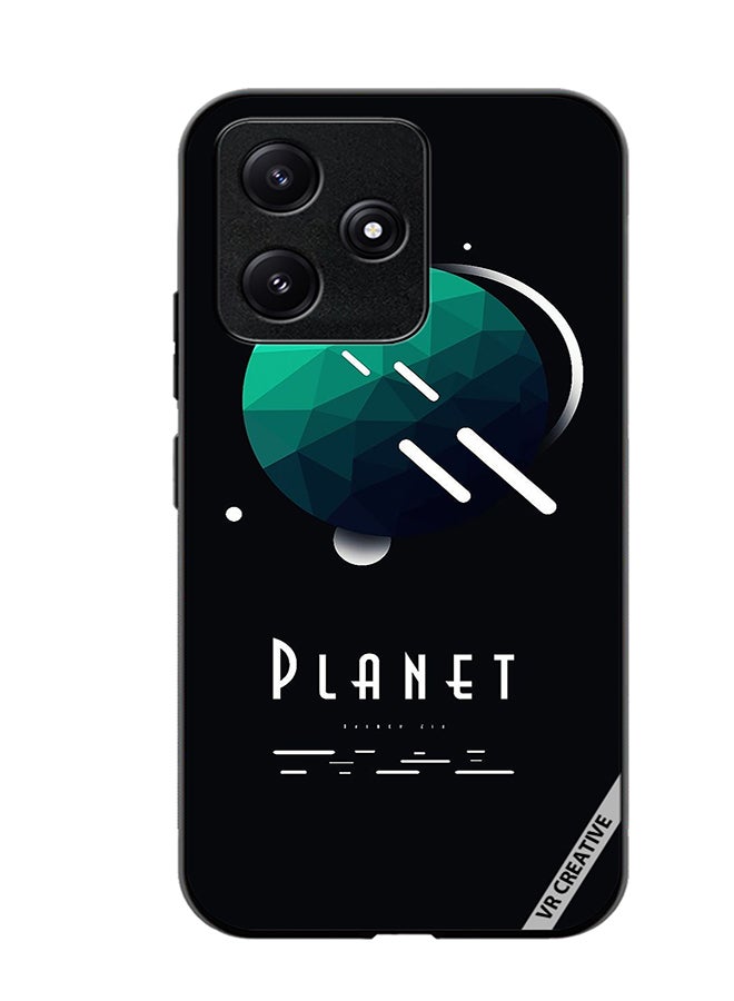 VR CREATIVE Protective Case Cover For Xiaomi Poco M6 Pro 5G Planet Design Multicolour - Image 1
