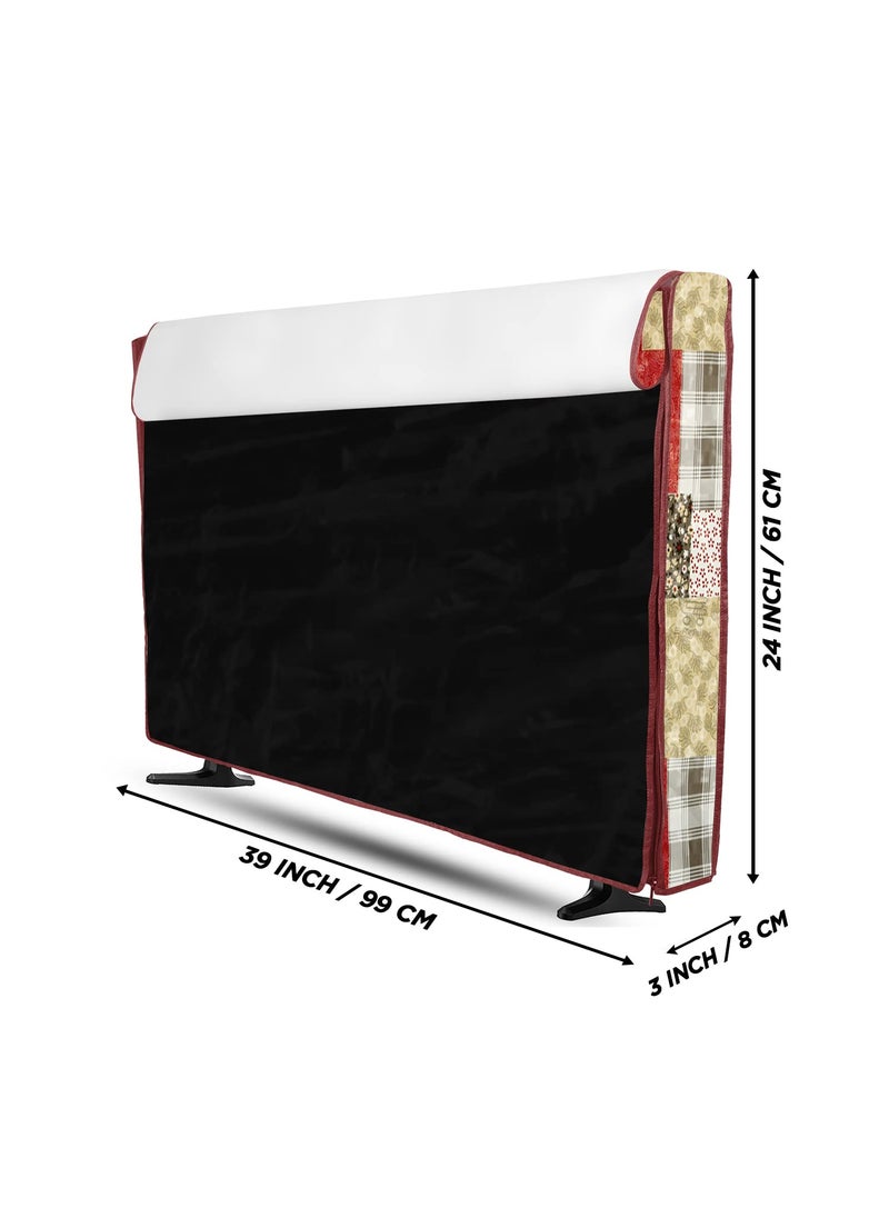 E-Retailer ERetailer Transparent LCDLED TV Protector Cover with Zipper Enclosure for 42 Inch Suitable for All Major Brand Model ColorMulti Size39x3x24 Inches  - Image 3