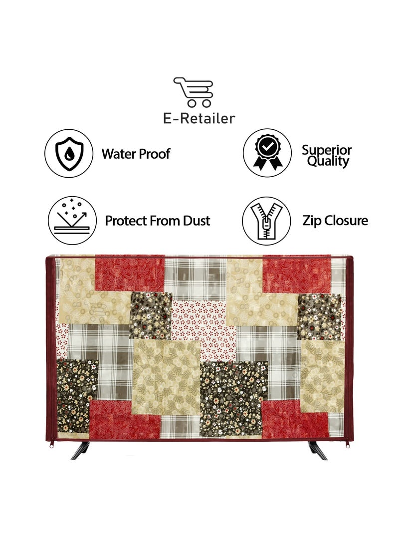 E-Retailer ERetailer Transparent LCDLED TV Protector Cover with Zipper Enclosure for 42 Inch Suitable for All Major Brand Model ColorMulti Size39x3x24 Inches  - Image 4