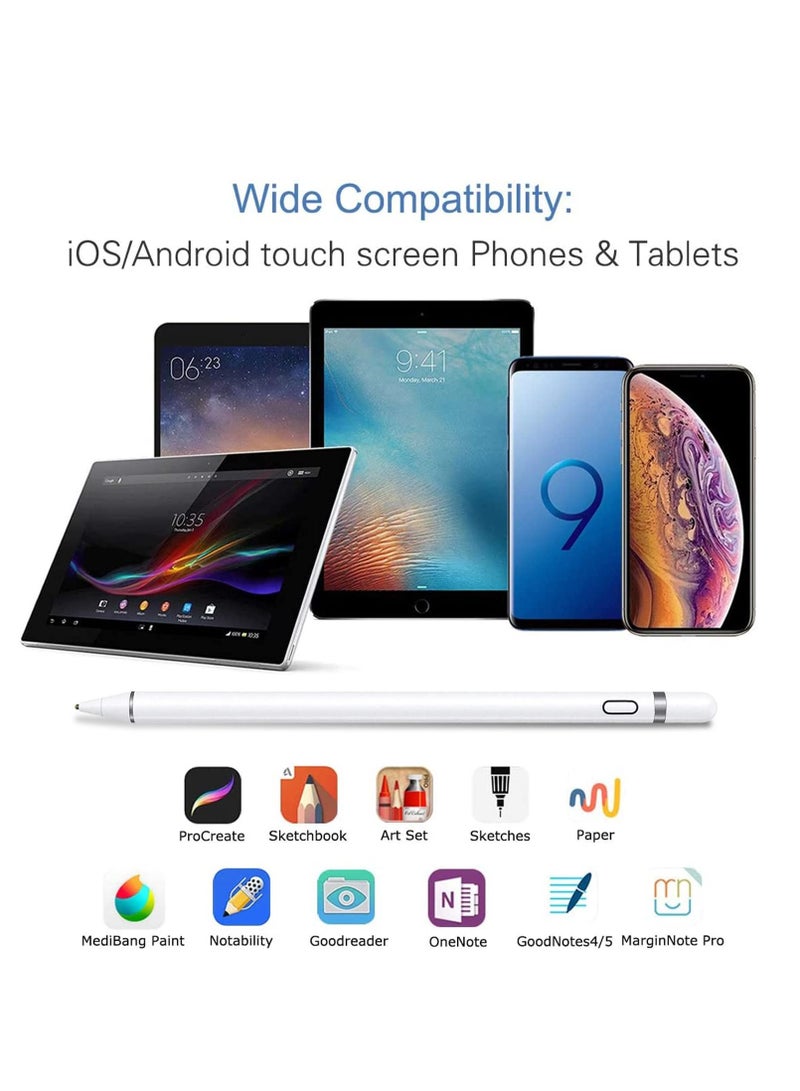 Stylus Pen For iPad With Palm Rejection White - Image 5