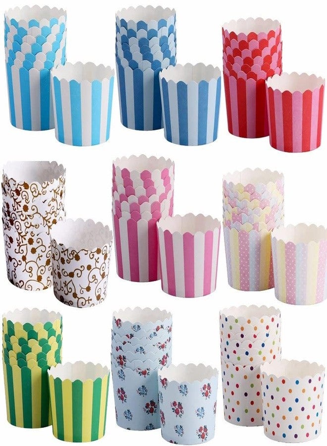 BIG BOX- 50 Piece Colorful Paper Cake Cupcake Liner Cupcake Liner, Party, Mug, Cake Mold, Decorating Tools, Muffins, Paper (Random Color) 4.5 * 5 * 6cm - Image 1