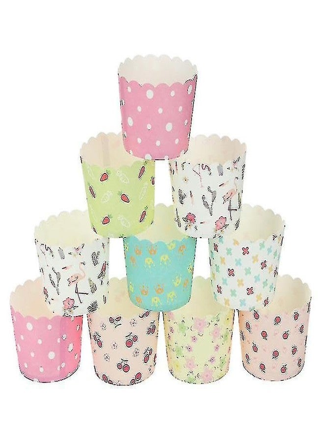 BIG BOX- 50 Piece Colorful Paper Cake Cupcake Liner Cupcake Liner, Party, Mug, Cake Mold, Decorating Tools, Muffins, Paper (Random Color) 4.5 * 5 * 6cm - Image 5