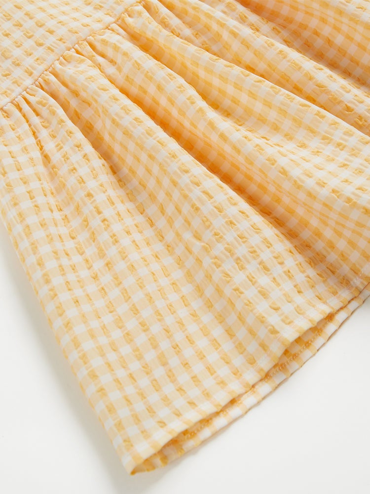 بالابالا فستان بطبعات مربعات للبنات - Image 5