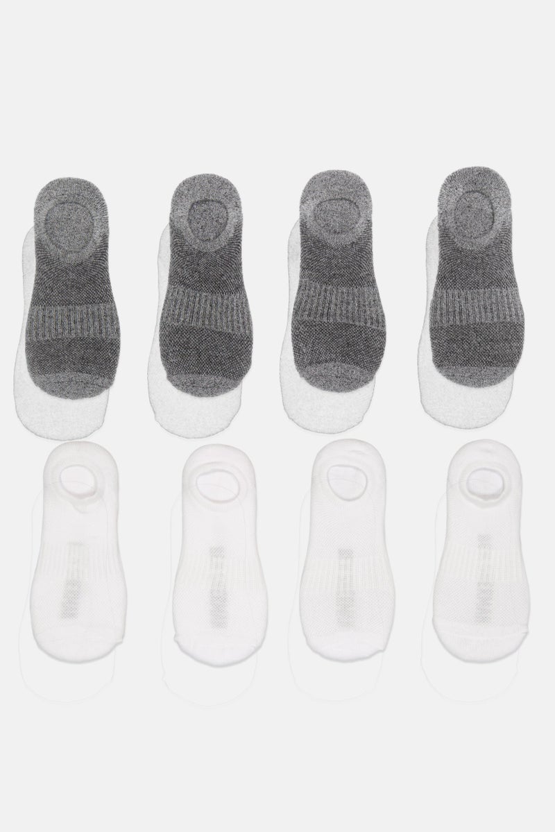 Ben Sherman Men 8 Pairs Brand Logo No Show Cut Socks, Multicolor - Image 4