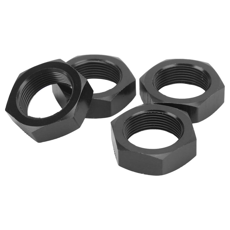 RC Car Wheel Nuts: 24mm Black Aluminum Alloy Hub Nut - Stable Wear-Resistant Structure Lightweight Design for RC Car Upgrade & Maintenance - Image 3
