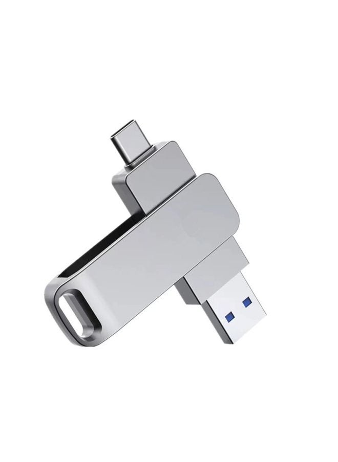 128gType-C Mobile Phone High-speed U Disk USB3.0 Dual Interface 32G Computer Dual-purpose 64 USB Large Capacity System-Capacity:Official Standard-Interface:128g Pink [usb3.0] Type-c Usb Flash Drive  - Image 5