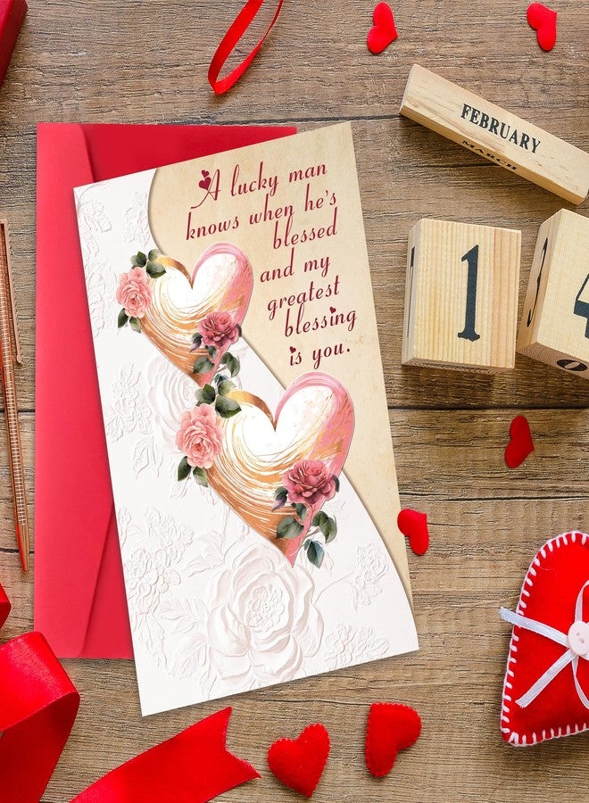 FANCYLUCKY Romantic Valentines Day Card for Wife Girlfriend, Funny Valentines Day Gifts from Husband Boyfriend, Best Valentines Gifts for Women Her - Image 4