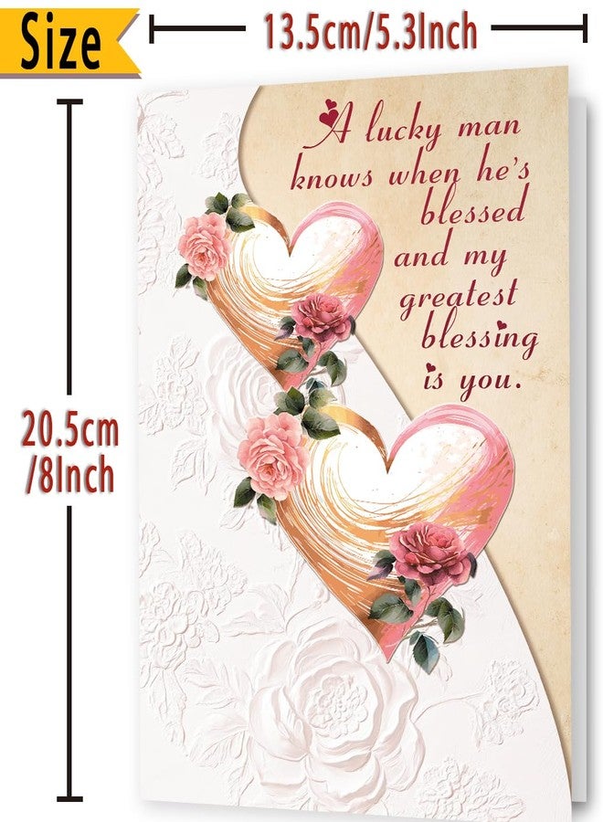 FANCYLUCKY Romantic Valentines Day Card for Wife Girlfriend, Funny Valentines Day Gifts from Husband Boyfriend, Best Valentines Gifts for Women Her - Image 3