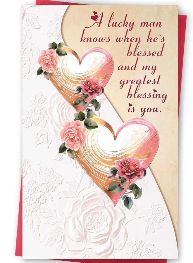 FANCYLUCKY Romantic Valentines Day Card for Wife Girlfriend, Funny Valentines Day Gifts from Husband Boyfriend, Best Valentines Gifts for Women Her - Image 1