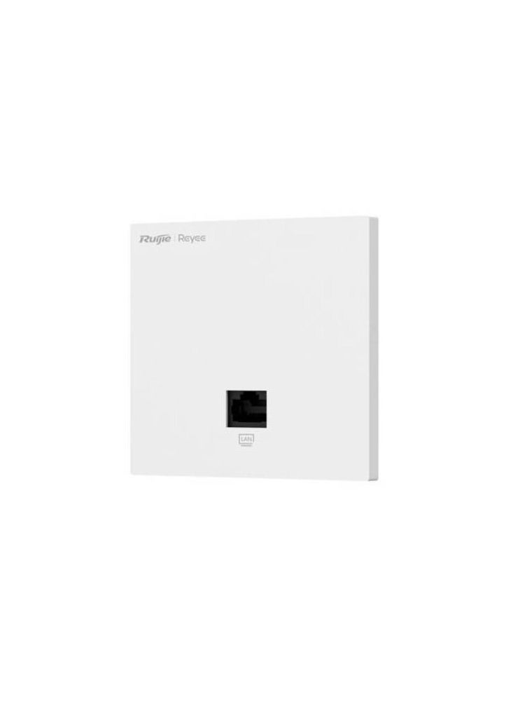 Ruijie - Ruijie AC1300 Dual-Band Wall Access Point – 867Mbps 5GHz + 400Mbps @ 2.4GHz | Compact In-Wall Design - Image 1