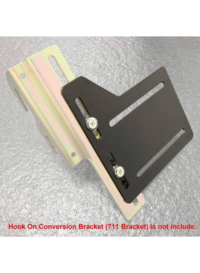 appacare 2 Pcs Bed Frame Brackets Adapter for Headboard Extra, Heavy Duty Bed Modification Plate, Headboard Attachment Bracket with Hardware - Image 5