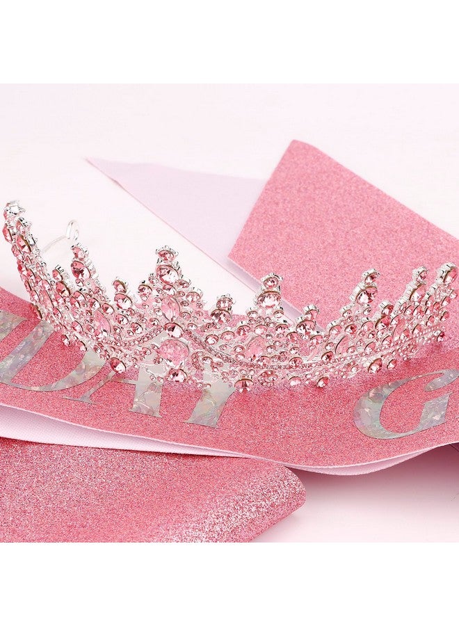 كوسايد COCIDE "حزام وتاج عيد ميلاد للفتيات في عيد الميلاد للنساء، وشاح عيد ميلاد من الكريستال للنساء، ديكور حفلات كهدية عيد ميلاد سعيد، ملحقات حفلات - Image 2