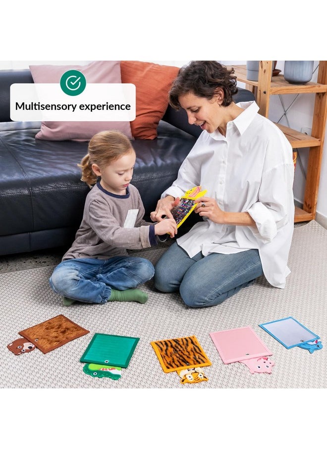 Sensory Mats Texture Children | Sensory Tiles For Kids | Sensory Pads For Autistic Children | Helps With Sensory Seeking Kids | Playful Learning Toys For Toddlers