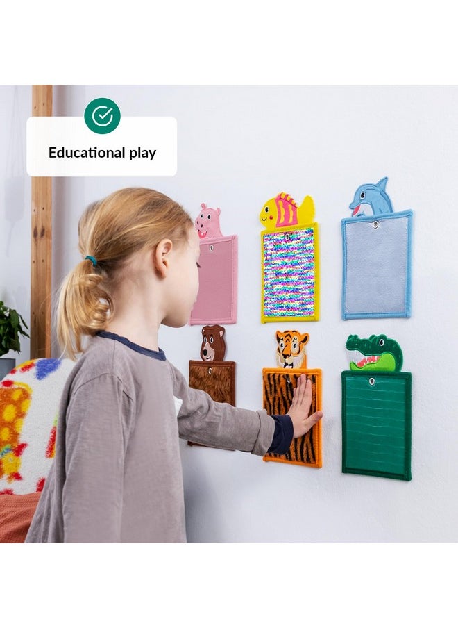 Sensory Mats Texture Children | Sensory Tiles For Kids | Sensory Pads For Autistic Children | Helps With Sensory Seeking Kids | Playful Learning Toys For Toddlers