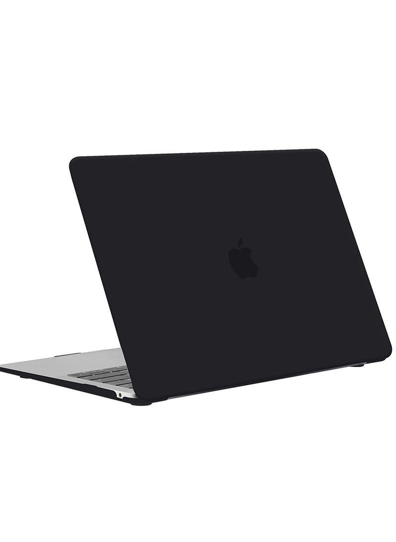 Generic - MacBook Air 13 inch Case A2337 M1 A2179 A1932 Hard Shell Case Cover Compatible with MacBook Air 13 inch with Retina Display & Touch ID 2018 /2022 Black - Image 1