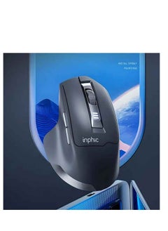 Inphic M9 Wireless Mouse USB 2.4G 2400 DPI Grey - pzsku/Z86FFFF9A155DE7C859EFZ/45/_/1735972354/ede800a0-c7bb-43bd-9c15-7a0abf27301a