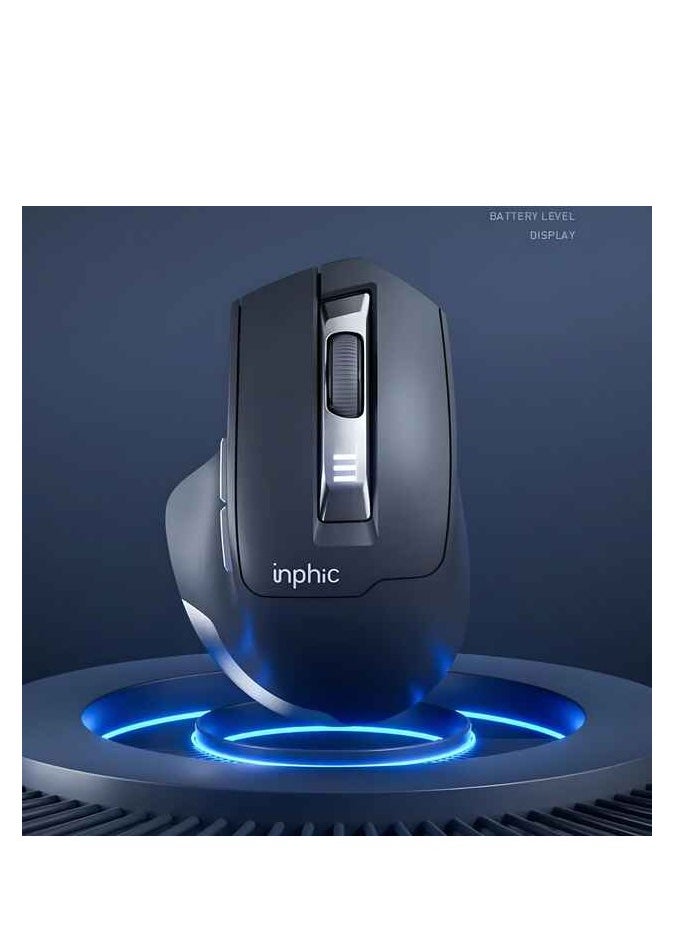 inphic Inphic M9 Wireless Mouse USB 2.4G 2400 DPI Grey  - Image 2
