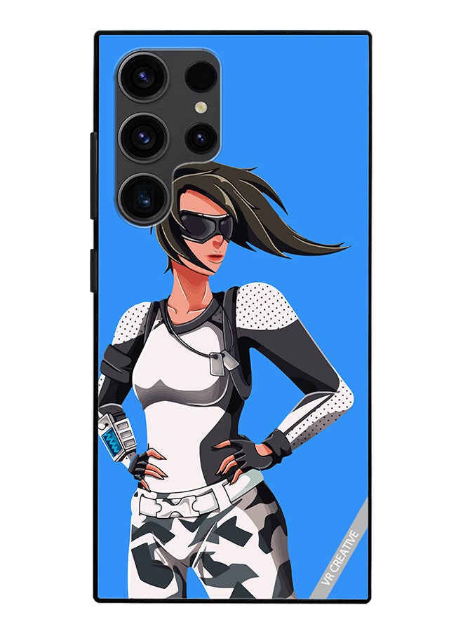 VR CREATIVE Protective Case Cover For Samsung Galaxy S23 Ultra 5G Skin In Fortnite Battle Royale Design Multicolour - Image 1