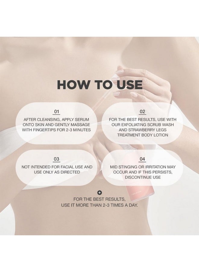 Proot - Strawberry Legs Treatment For Women Body Serum Strawberry Legs Treatment For Women Exfoliating Body Serum Chicken Skin Treatment Body Serum Targets Strawberry Legs Treatment For Women - Image 1