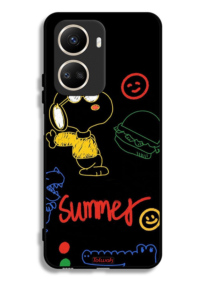 Tolwak Huawei nova 10 SE Protective Case Cover Summer Sticker - Image 2