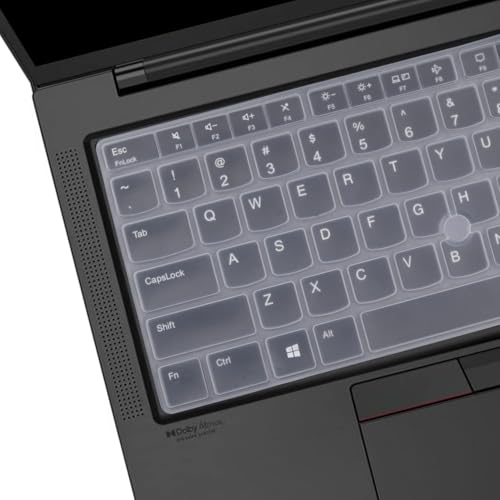 RAYA Silicone Keyboard Cover Only Fit for Lenovo Thinkpad E14 (Gen5/Gen6) & Thinkpad L14 (Gen4) Thinkpad T14s (Gen4) Laptops [Will NOT FIT for Any Other Gen or Series Model of Thinkpad] (Transparent) - Image 3