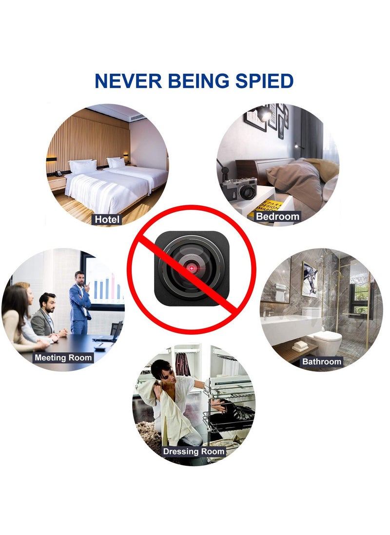 Generic - Hidden Camera Detectors with Infrared - Pocket-Sized Anti-Spy Camera Finder, Locates Hidden Devices, Includes Anti-Theft Alarm, Ideal for Hotels, Bathrooms and Travel - Image 1