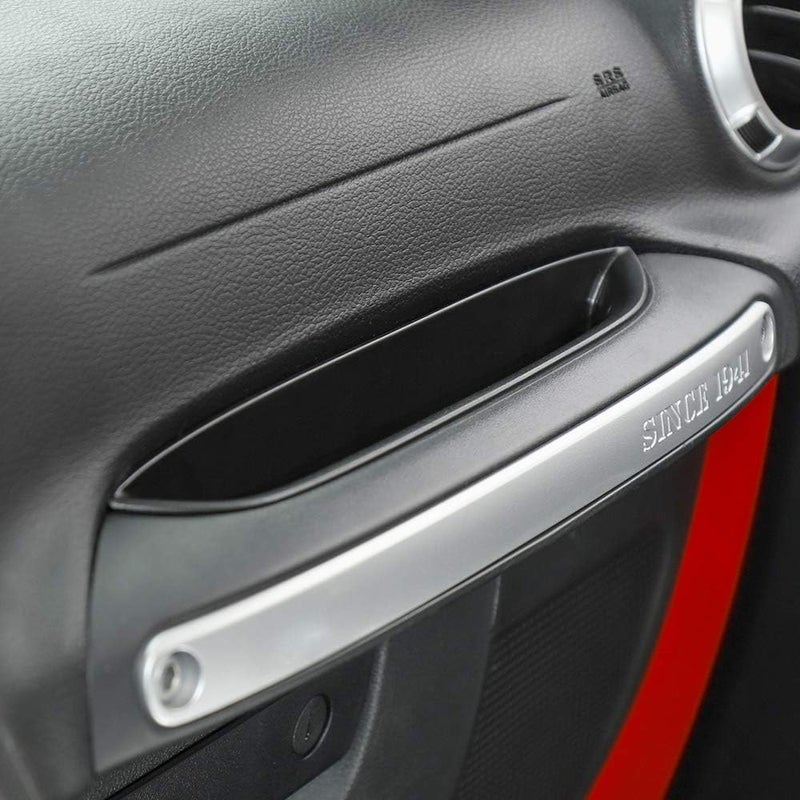 Savadicar GrabTray Passenger Storage Tray Organizer Grab Handle Accessory Box for 2011-2018 Jeep Wrangler JK JKU 2/4 Door, Interior Accessories, Black - Image 5