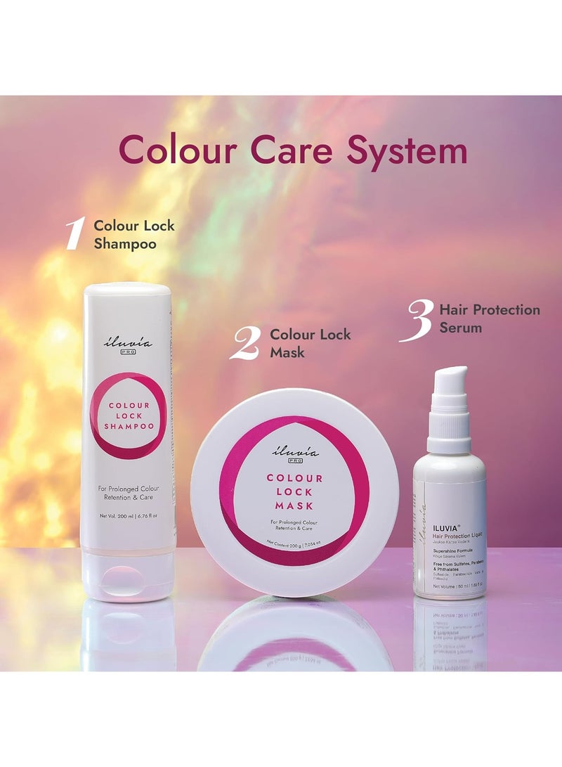 إلوفيا مجموعة قفل الألوان لتعزيز حماية الألوان (مناسبة أيضًا للشعر المعالج بالألوان)، 200mL، خالية من الكبريتات || خالية من الفثالات || بارابين خالية - Image 4