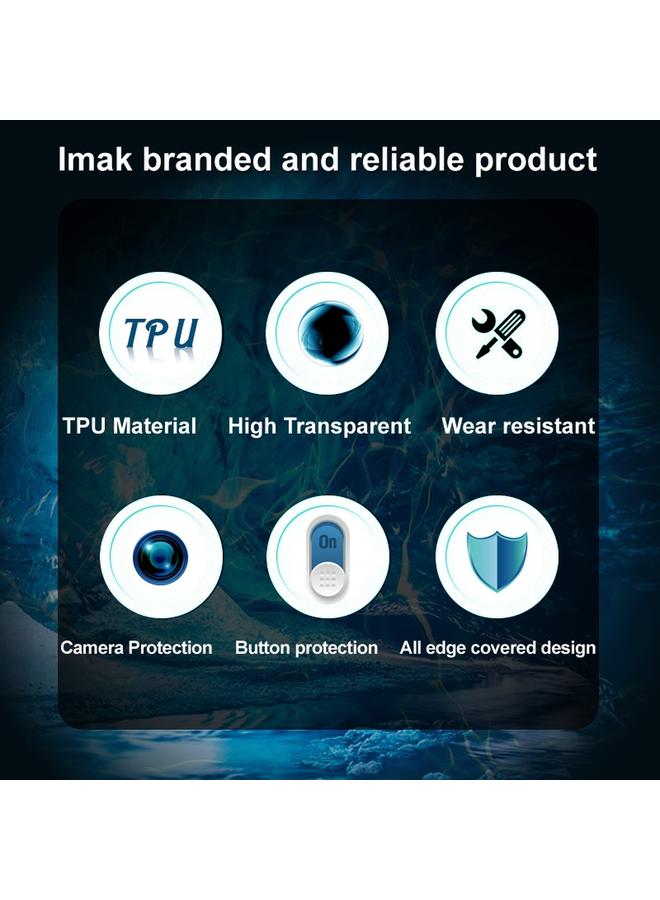 إيماك جراب لهاتف Xiaomi Mi 11 Lite 5G IMAK UX-5 Series جراب واقٍ شفاف مقاوم للصدمات من مادة TPU - Image 4