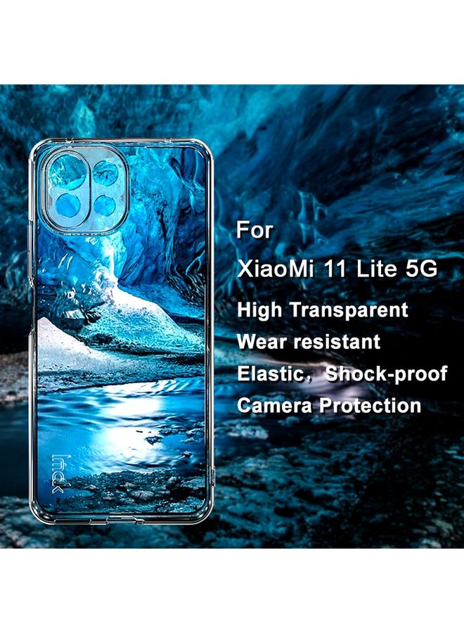 إيماك جراب لهاتف Xiaomi Mi 11 Lite 5G IMAK UX-5 Series جراب واقٍ شفاف مقاوم للصدمات من مادة TPU - Image 2