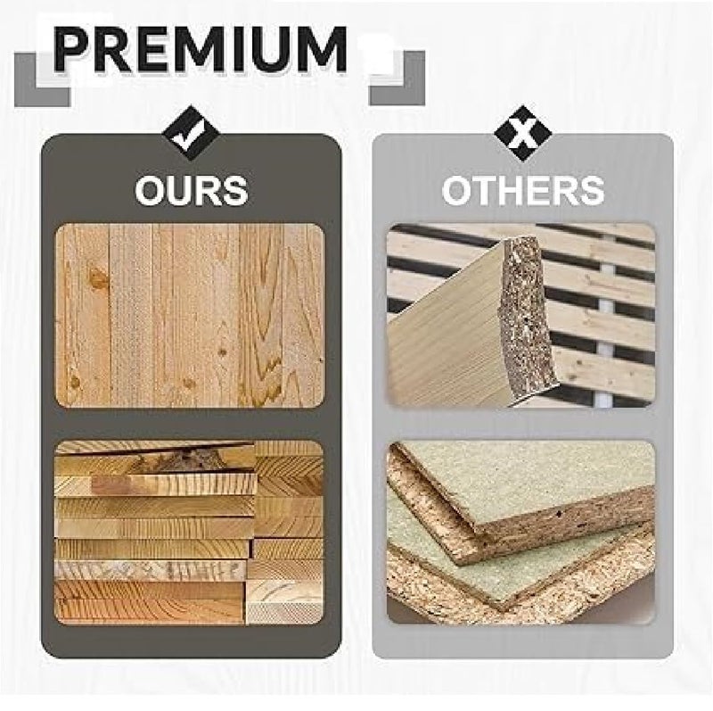 Crysellewoods Wooden Wall Shelf for Living Room Floating Shelf 25 for Bedroom Kitchen Bathroom Solid Wooden Shelves Set of 2 Solid Sheesham Wood - Image 5