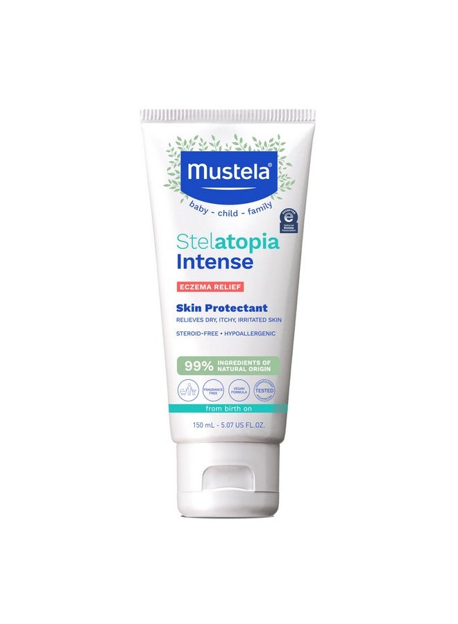 Mustela Mustela Eczema Relief Cream Stelatopia Intense - Fragrance-Free Moisturizing Body Lotion with Colloidal Oatmeal - For dry, itchy, irritated skin & flare-ups - Baby, Child & Adult - 5.07 fl. oz. - Image 1