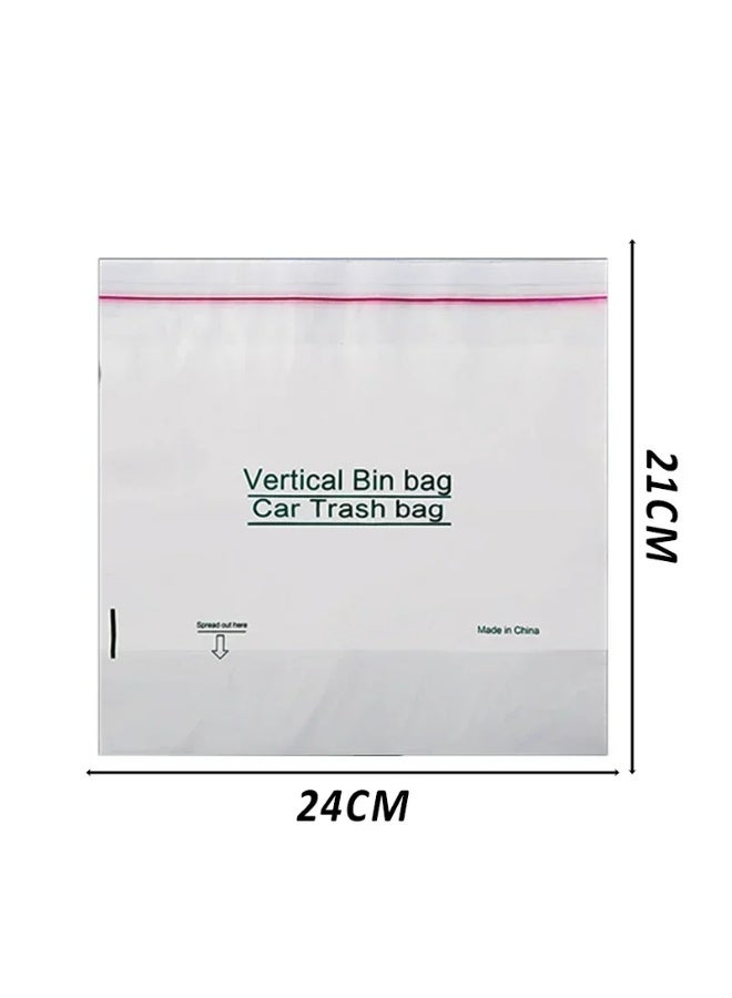100PCS Self-Adhesive Disposable Trash Bags for Car, Home & Office - Thick, Waterproof & Leak-Proof - Image 2