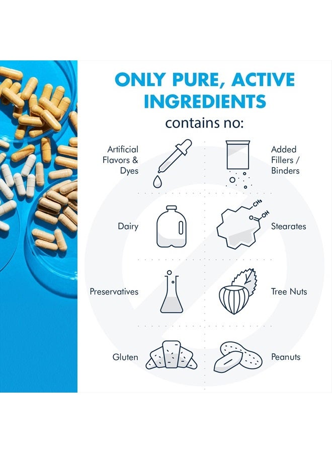 Metabolic Maintenance مكمل DIM - دي إندوليل ميثان لتوازن الإستروجين - دعم ن أستيل ل-سيستين وحمض الفوليك لتمثيل الهرمونات - خالي من الجلوتين والألبان (60 كبسولة) - Image 3