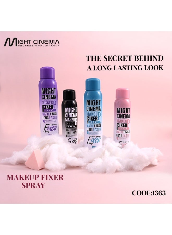 Might Cinema Makeu fixer spray Matte Finish Long Lastin from might Cinema-1363- Black package - Image 5