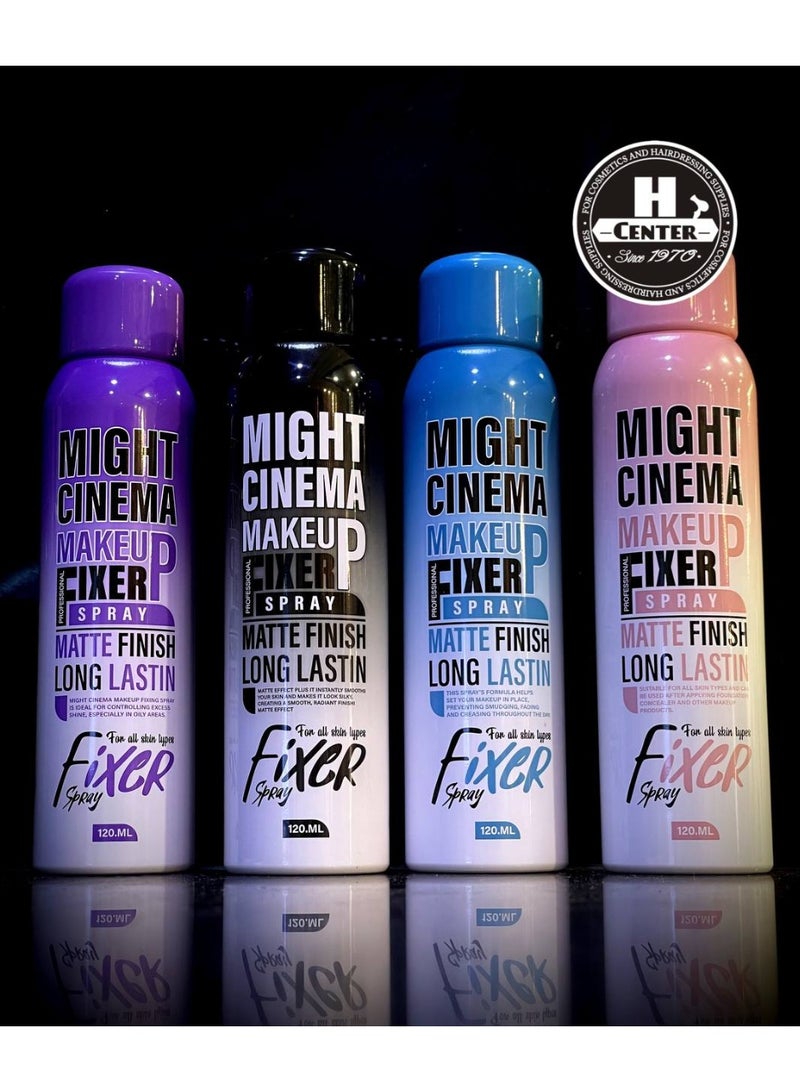 Might Cinema Makeu fixer spray Matte Finish Long Lastin from might Cinema-1363- Black package - Image 3