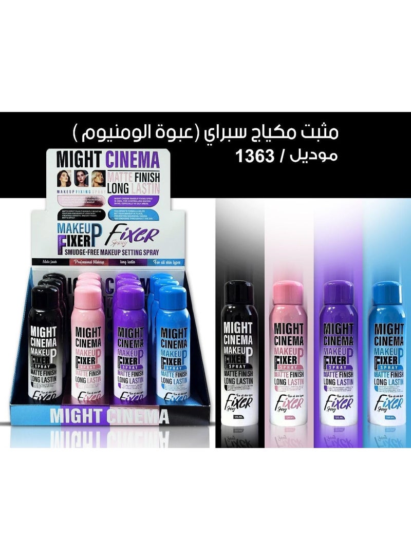 Might Cinema Makeu fixer spray Matte Finish Long Lastin from might Cinema-1363- Black package - Image 4